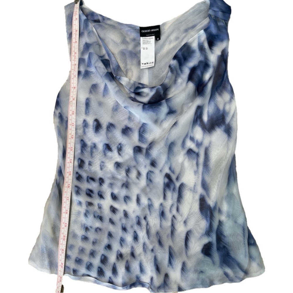 SILK GIORGIO ARMANI CAMISOLE SZ 40 - Picture 4 of 5